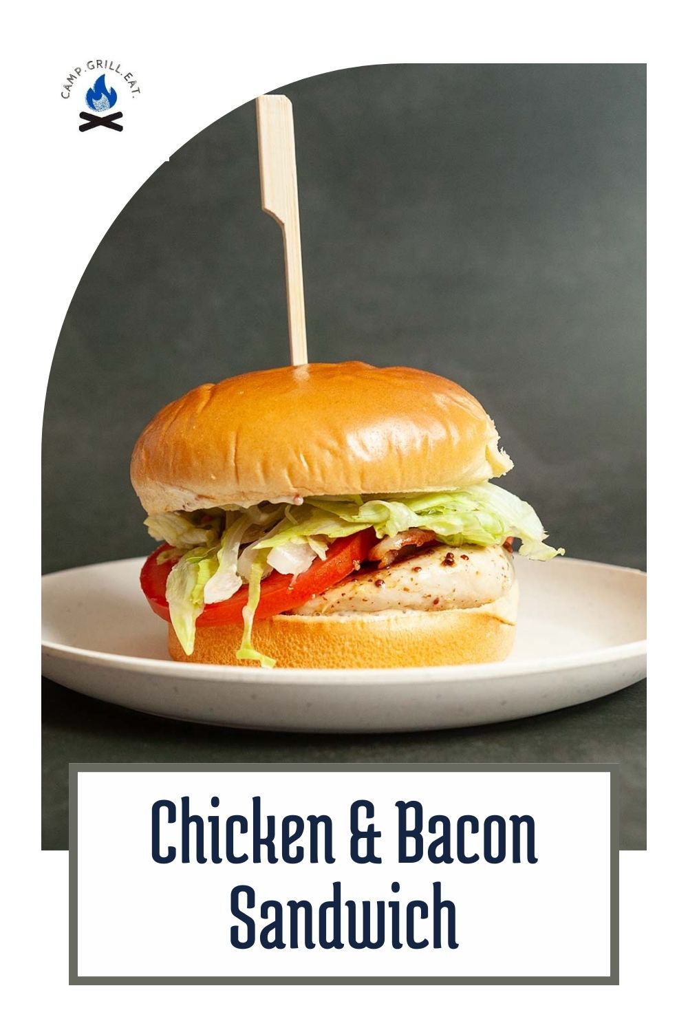 Chicken and Bacon Sandwich - Camp.Grill.Eat.