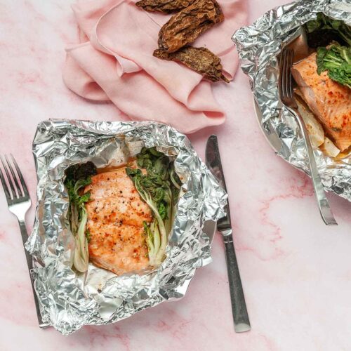 食物連鎖 foil honey-lime-salmon-foil-packets